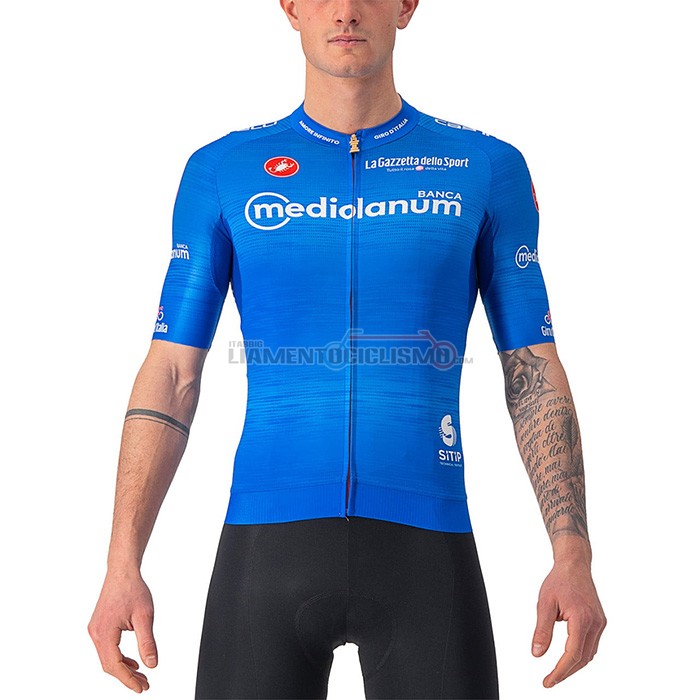 Abbigliamento Ciclismo Giro d'Italia Manica Corta 2022 Blu